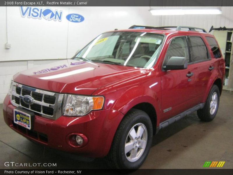 Redfire Metallic / Camel 2008 Ford Escape XLT