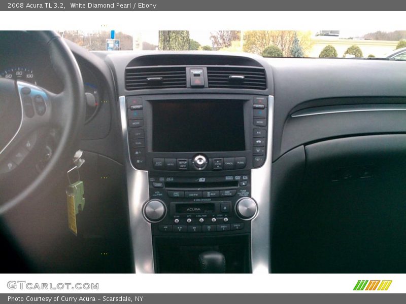 White Diamond Pearl / Ebony 2008 Acura TL 3.2
