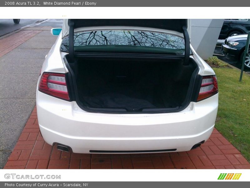White Diamond Pearl / Ebony 2008 Acura TL 3.2