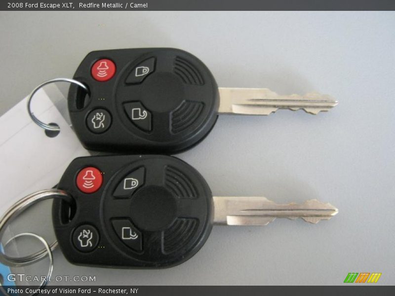 Redfire Metallic / Camel 2008 Ford Escape XLT
