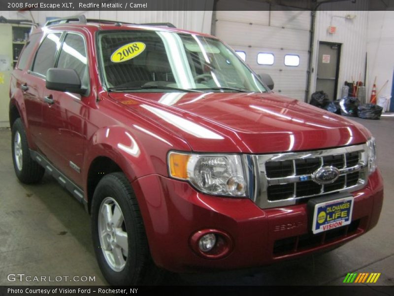 Redfire Metallic / Camel 2008 Ford Escape XLT