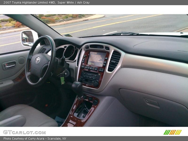 Super White / Ash Gray 2007 Toyota Highlander Limited 4WD