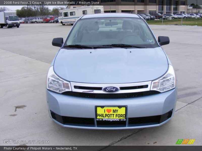 Light Ice Blue Metallic / Medium Stone 2008 Ford Focus S Coupe