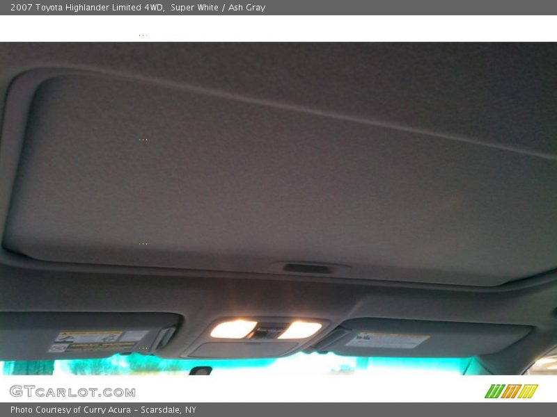 Super White / Ash Gray 2007 Toyota Highlander Limited 4WD