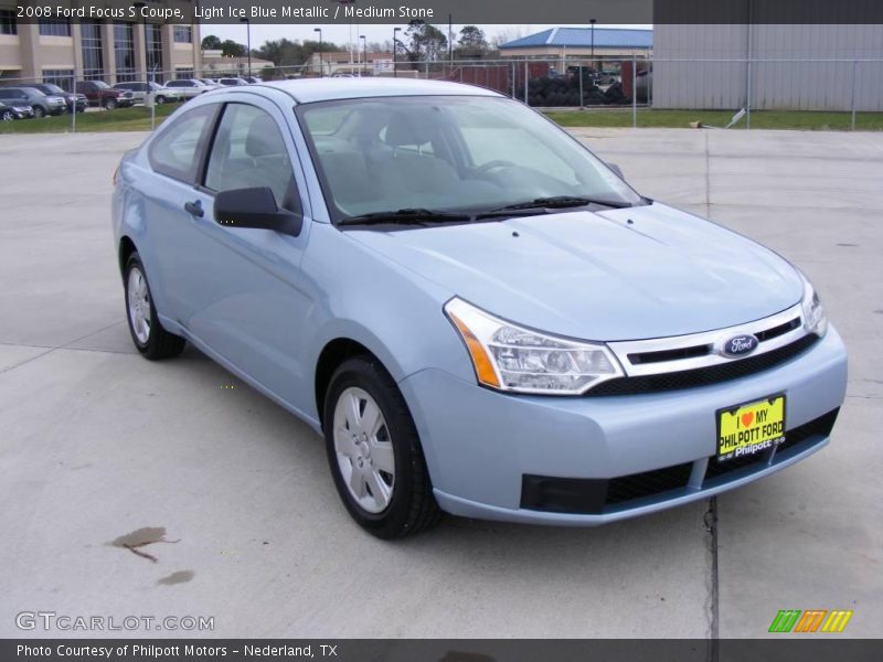 Light Ice Blue Metallic / Medium Stone 2008 Ford Focus S Coupe