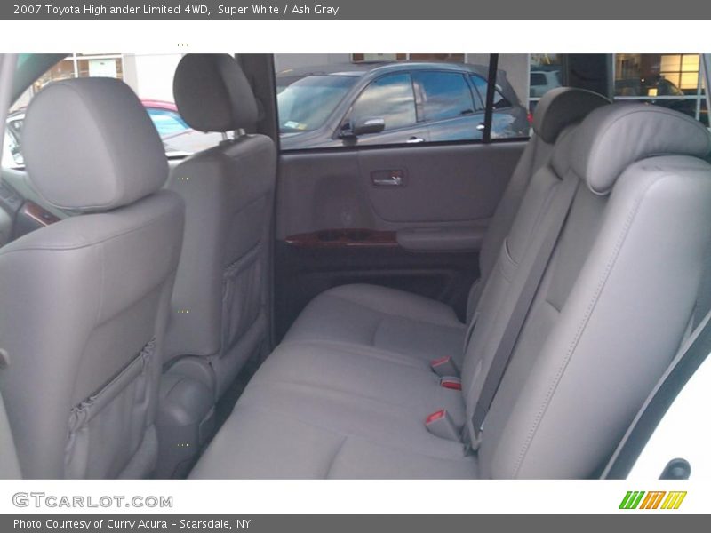 Super White / Ash Gray 2007 Toyota Highlander Limited 4WD