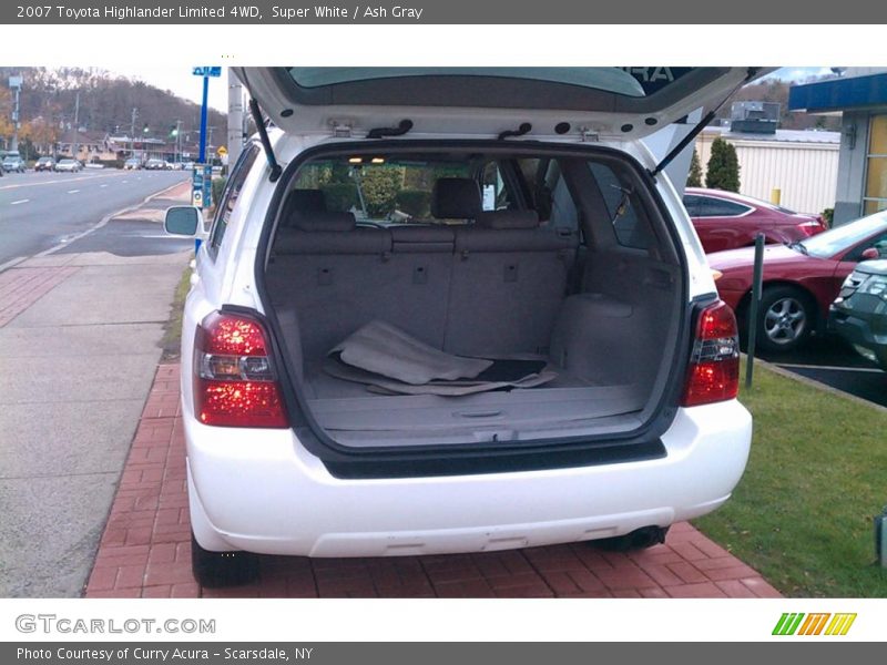Super White / Ash Gray 2007 Toyota Highlander Limited 4WD