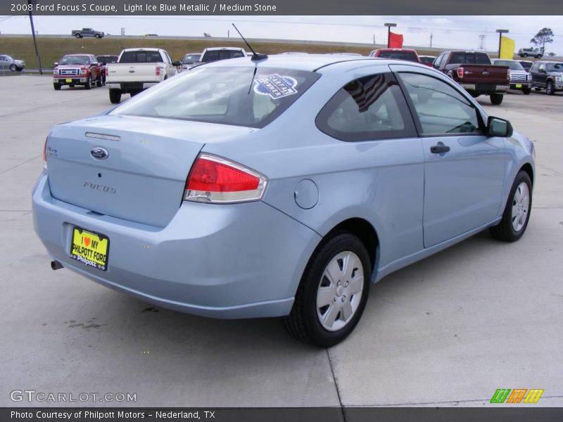 Light Ice Blue Metallic / Medium Stone 2008 Ford Focus S Coupe