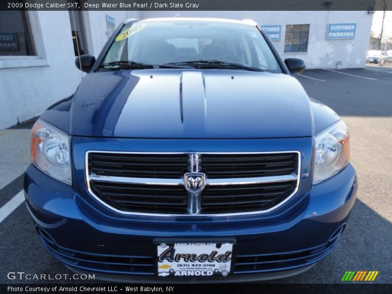 Deep Water Blue Pearl / Dark Slate Gray 2009 Dodge Caliber SXT