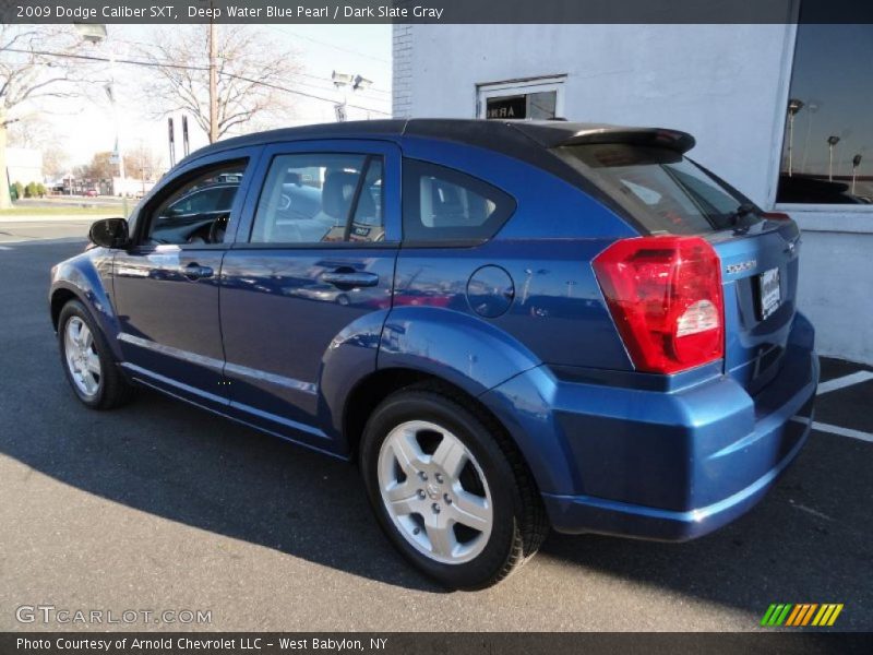 Deep Water Blue Pearl / Dark Slate Gray 2009 Dodge Caliber SXT