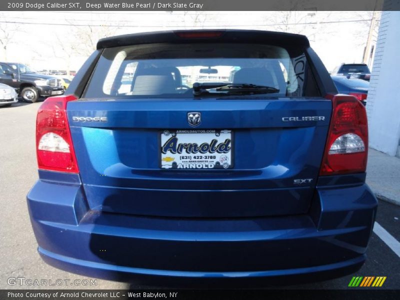 Deep Water Blue Pearl / Dark Slate Gray 2009 Dodge Caliber SXT
