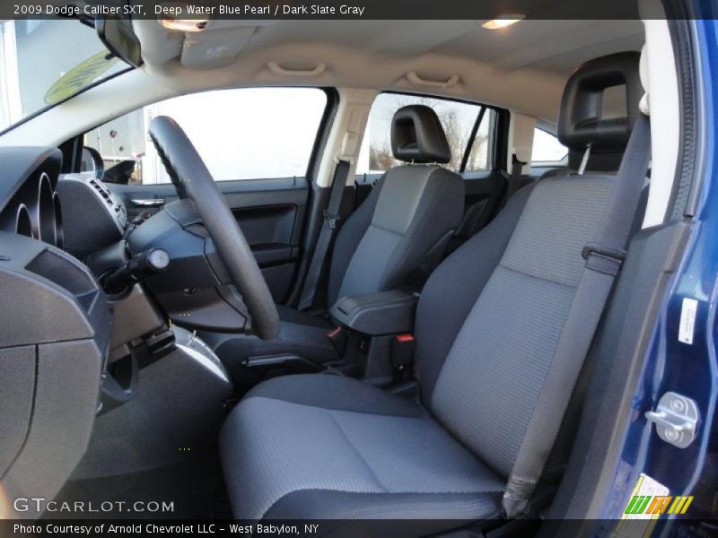 Deep Water Blue Pearl / Dark Slate Gray 2009 Dodge Caliber SXT