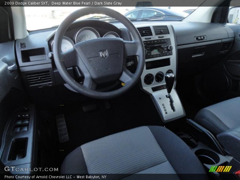 Deep Water Blue Pearl / Dark Slate Gray 2009 Dodge Caliber SXT