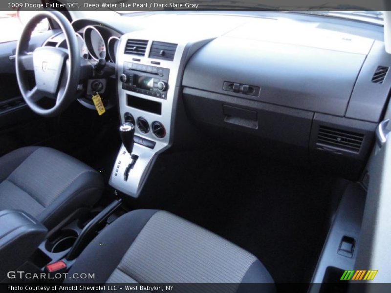 Deep Water Blue Pearl / Dark Slate Gray 2009 Dodge Caliber SXT