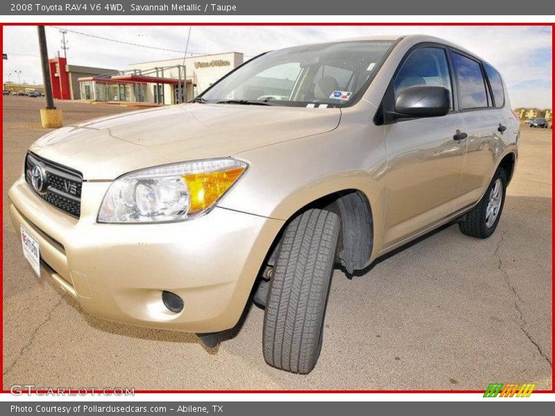 Savannah Metallic / Taupe 2008 Toyota RAV4 V6 4WD