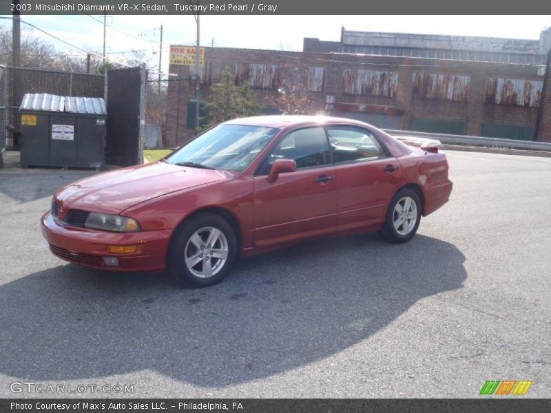 Tuscany Red Pearl / Gray 2003 Mitsubishi Diamante VR-X Sedan