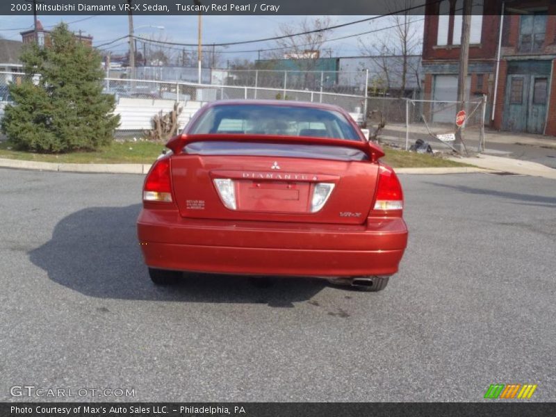 Tuscany Red Pearl / Gray 2003 Mitsubishi Diamante VR-X Sedan