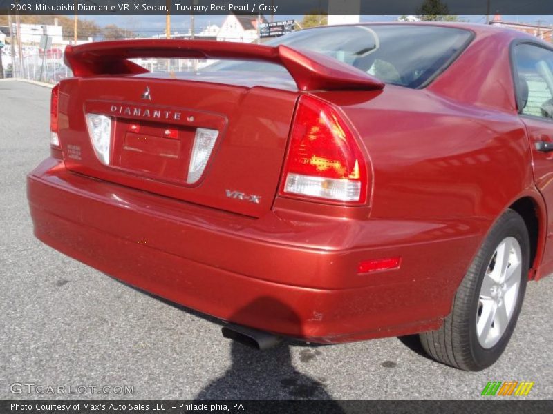 Tuscany Red Pearl / Gray 2003 Mitsubishi Diamante VR-X Sedan