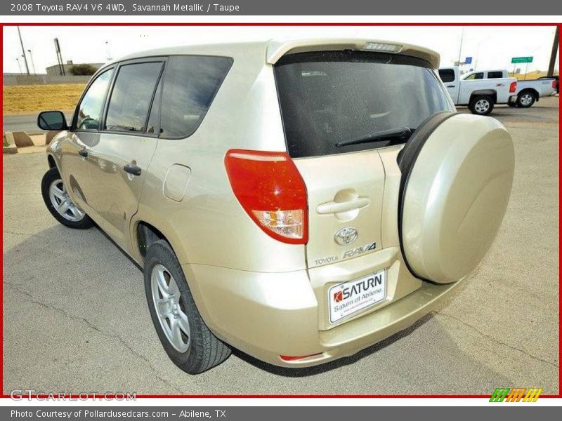 Savannah Metallic / Taupe 2008 Toyota RAV4 V6 4WD