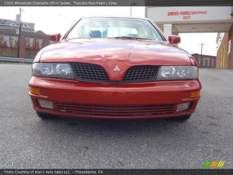 Tuscany Red Pearl / Gray 2003 Mitsubishi Diamante VR-X Sedan