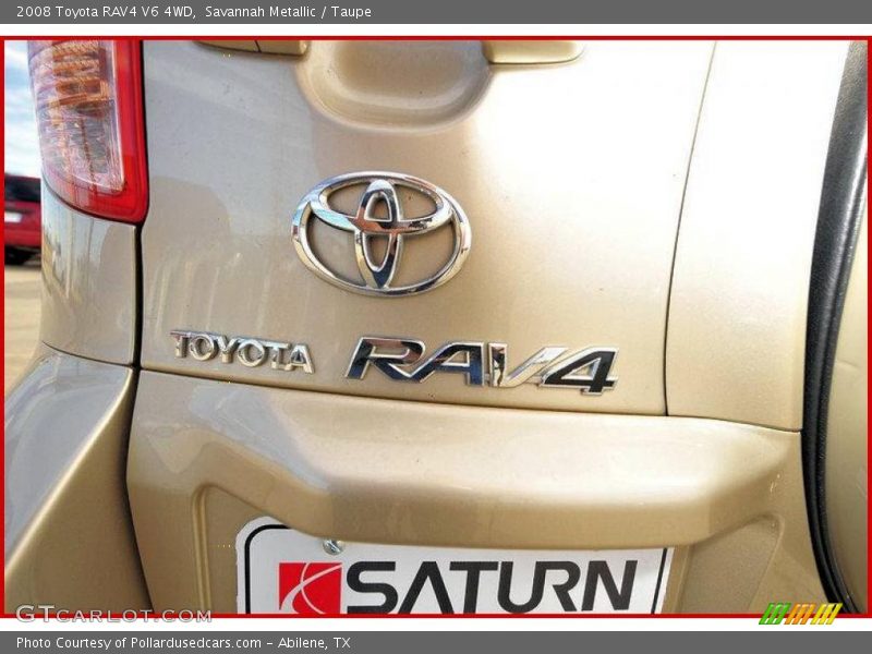 Savannah Metallic / Taupe 2008 Toyota RAV4 V6 4WD