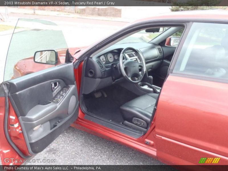Tuscany Red Pearl / Gray 2003 Mitsubishi Diamante VR-X Sedan