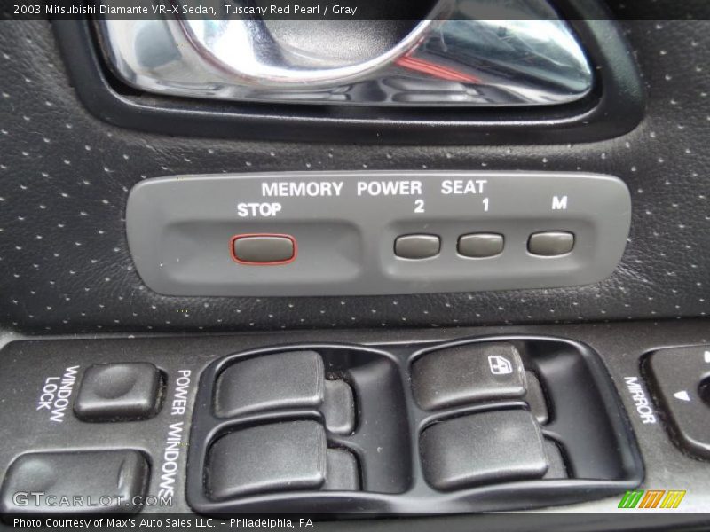 Tuscany Red Pearl / Gray 2003 Mitsubishi Diamante VR-X Sedan
