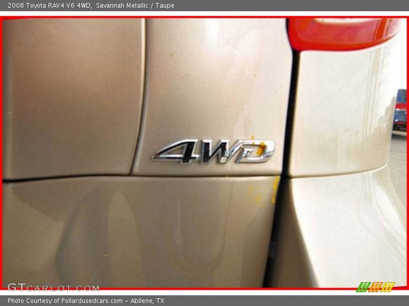 Savannah Metallic / Taupe 2008 Toyota RAV4 V6 4WD