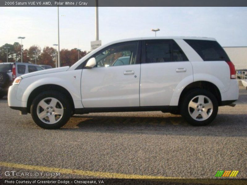 Polar White / Gray 2006 Saturn VUE V6 AWD