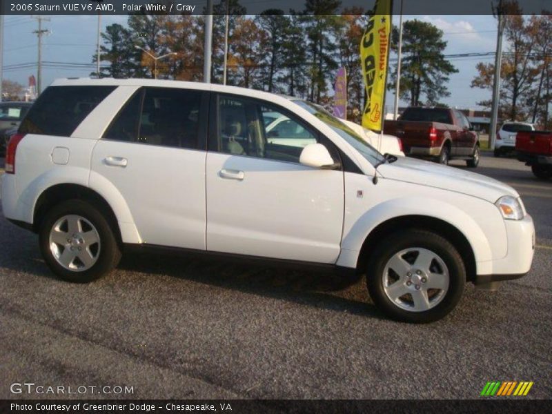 Polar White / Gray 2006 Saturn VUE V6 AWD