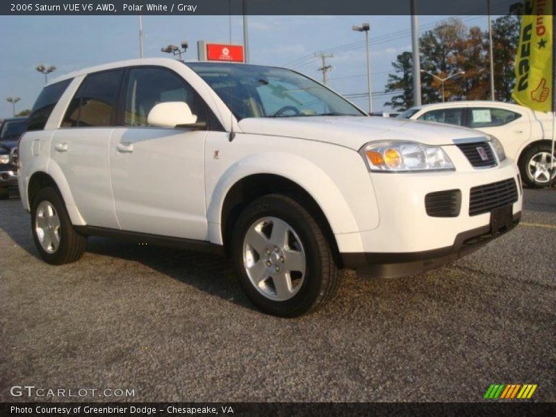 Polar White / Gray 2006 Saturn VUE V6 AWD