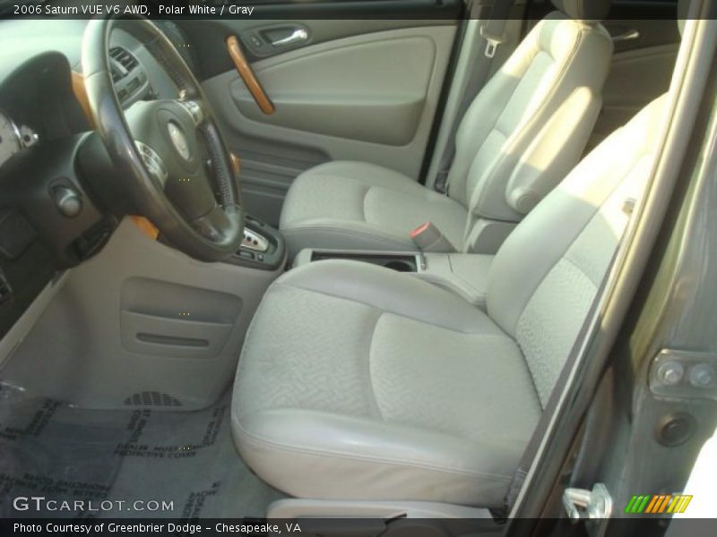 Polar White / Gray 2006 Saturn VUE V6 AWD