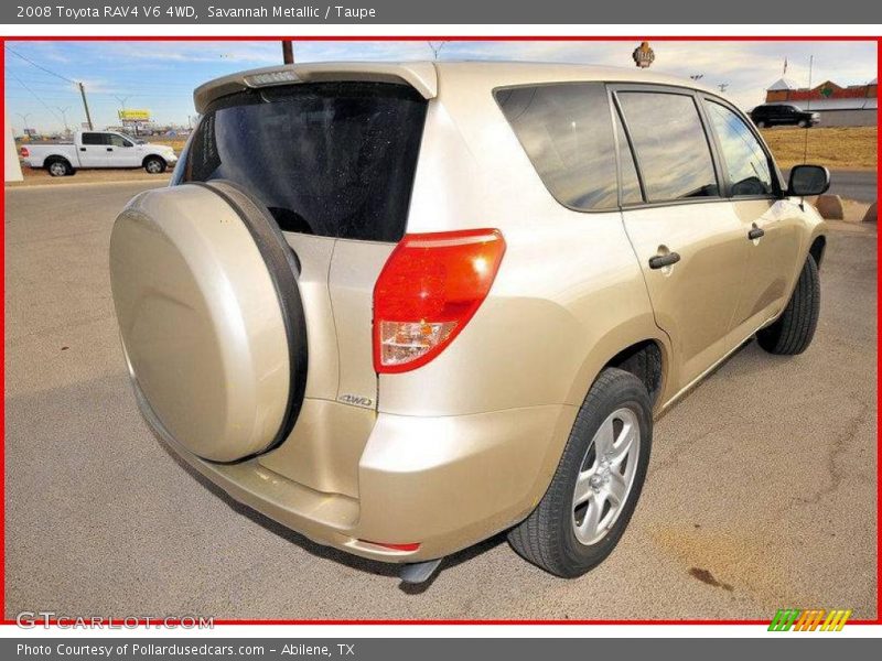 Savannah Metallic / Taupe 2008 Toyota RAV4 V6 4WD