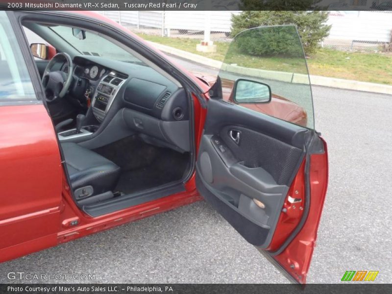 Tuscany Red Pearl / Gray 2003 Mitsubishi Diamante VR-X Sedan
