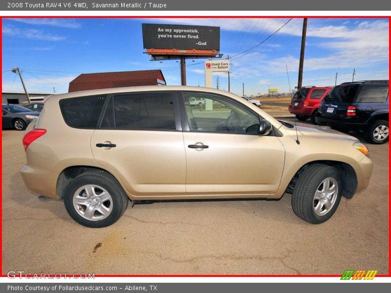 Savannah Metallic / Taupe 2008 Toyota RAV4 V6 4WD