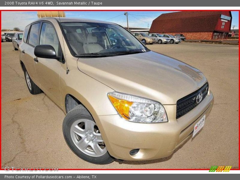 Savannah Metallic / Taupe 2008 Toyota RAV4 V6 4WD