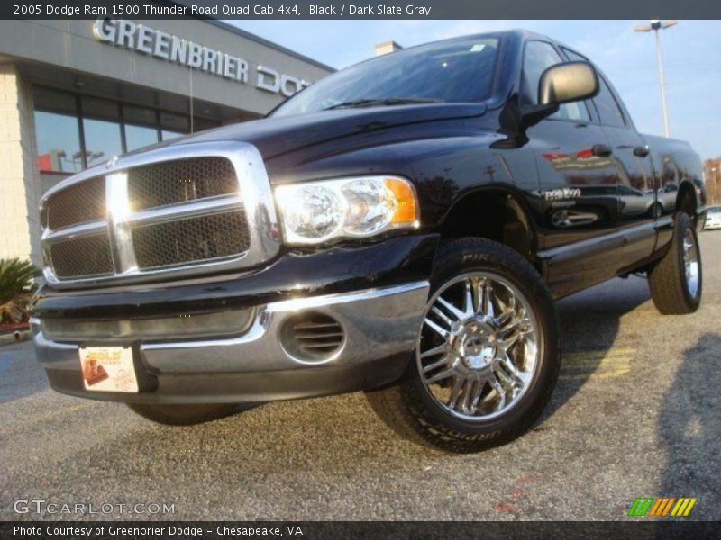Black / Dark Slate Gray 2005 Dodge Ram 1500 Thunder Road Quad Cab 4x4