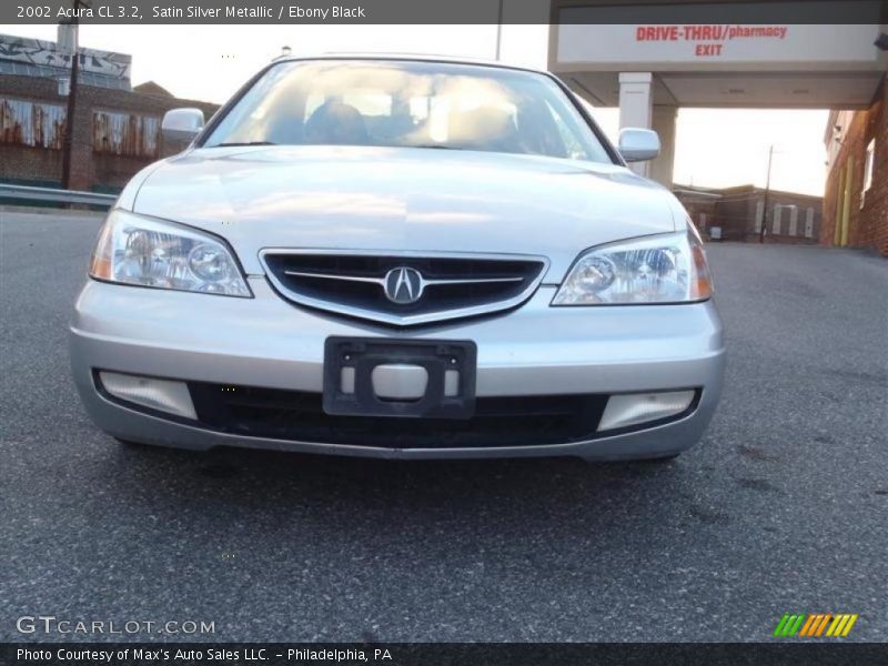 Satin Silver Metallic / Ebony Black 2002 Acura CL 3.2