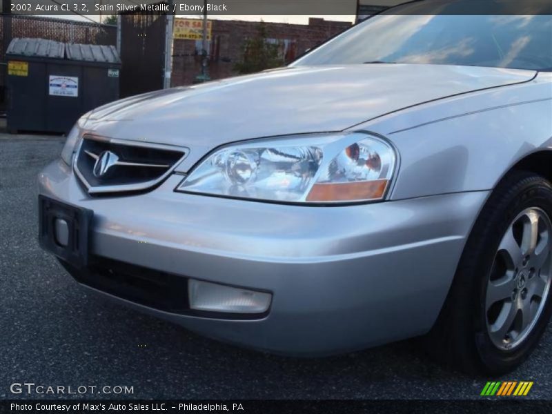 Satin Silver Metallic / Ebony Black 2002 Acura CL 3.2