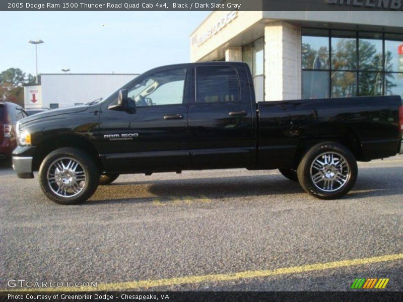 Black / Dark Slate Gray 2005 Dodge Ram 1500 Thunder Road Quad Cab 4x4