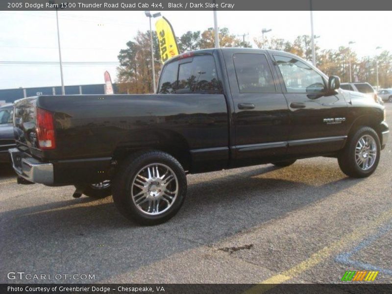 Black / Dark Slate Gray 2005 Dodge Ram 1500 Thunder Road Quad Cab 4x4