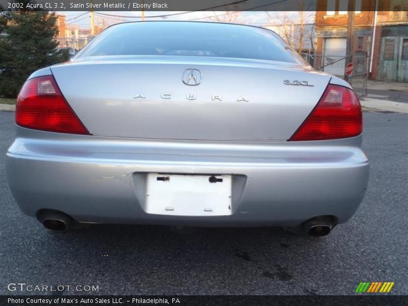 Satin Silver Metallic / Ebony Black 2002 Acura CL 3.2