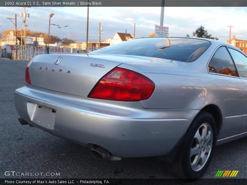 Satin Silver Metallic / Ebony Black 2002 Acura CL 3.2