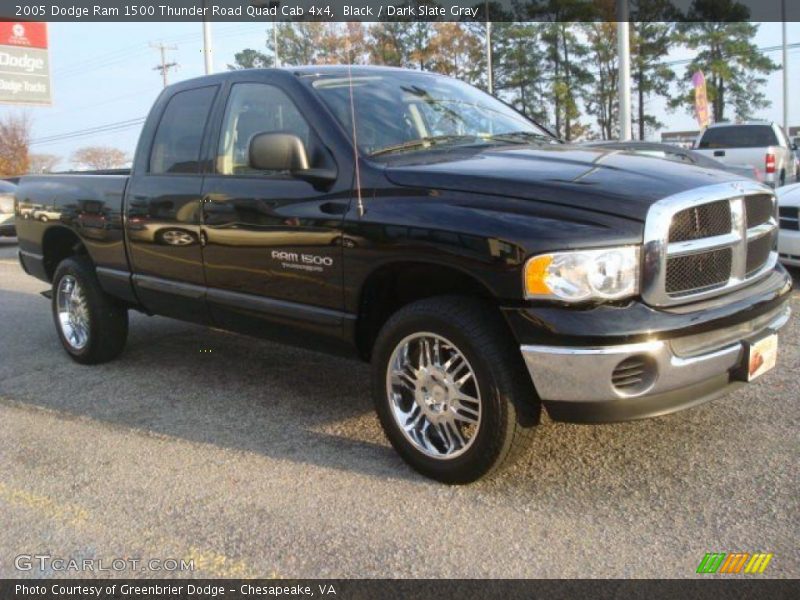 Black / Dark Slate Gray 2005 Dodge Ram 1500 Thunder Road Quad Cab 4x4