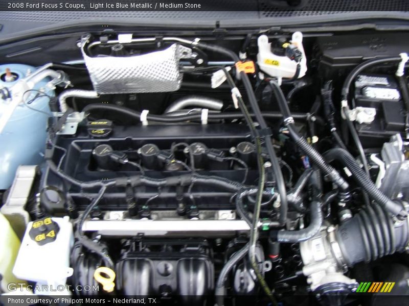 Light Ice Blue Metallic / Medium Stone 2008 Ford Focus S Coupe