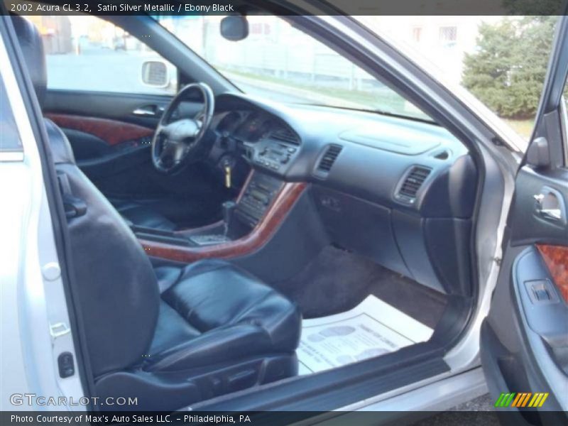 Satin Silver Metallic / Ebony Black 2002 Acura CL 3.2