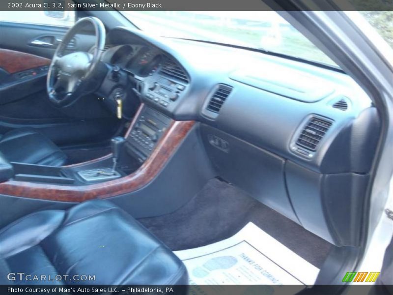Satin Silver Metallic / Ebony Black 2002 Acura CL 3.2