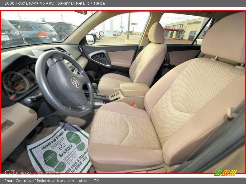 Savannah Metallic / Taupe 2008 Toyota RAV4 V6 4WD