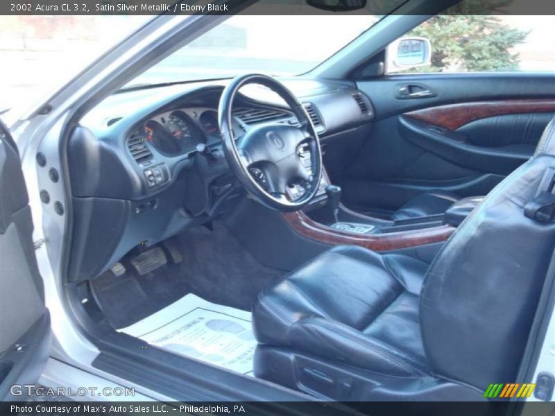 Satin Silver Metallic / Ebony Black 2002 Acura CL 3.2