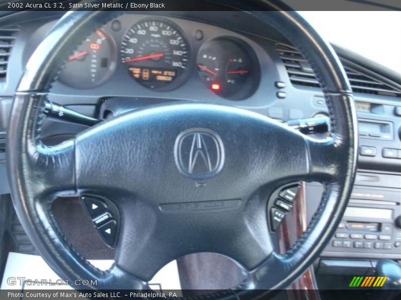Satin Silver Metallic / Ebony Black 2002 Acura CL 3.2